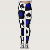 Kartenspiel Leggings (Vorderseite)