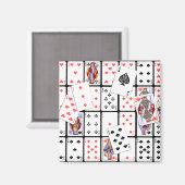 Kartenspiel Magnet (Vorderseite/Rückseite)