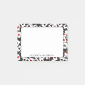 Kartenspiel Pattern Casino Thema Post-it Post-it Klebezettel (Vorderseite)