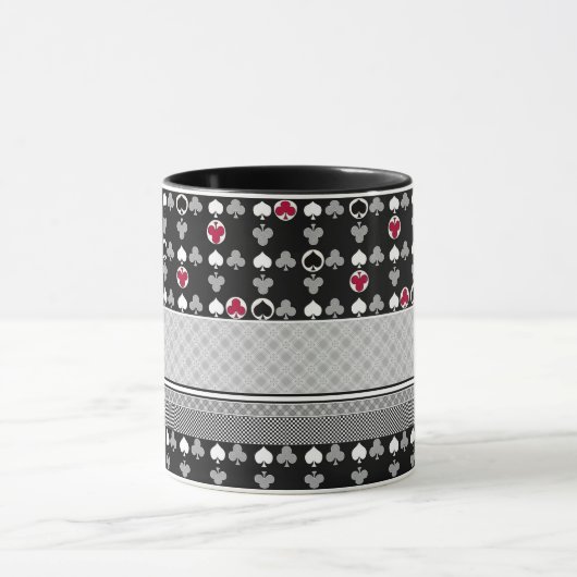 Kartenspiel, Poker, Tischkarten Tasse (Zentrum)