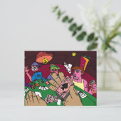 Kartenspiel Postkarte (Stehend Vorderseite)