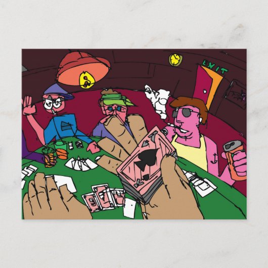 Kartenspiel Postkarte (Vorderseite)