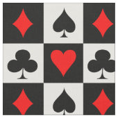 Kartenspiel Stoff (Nahaufnahme)