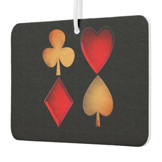 Kartenspiel-Symbole Autolufterfrischer (Links)