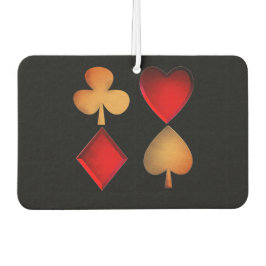 Kartenspiel-Symbole Autolufterfrischer