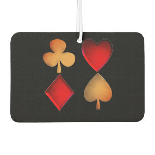 Kartenspiel-Symbole Autolufterfrischer