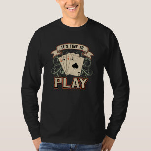 Kartenspiel Tag Poker Casino Game Geschenk T-Shirt