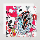 Kartenspiele Feiertagskarte (Vorne/Hinten)