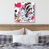 Kartenspiele Leinwanddruck (Insitu (Schlafzimmer))