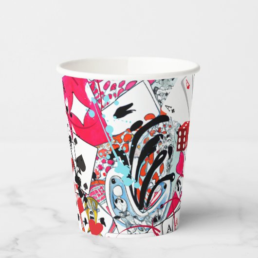 Kartenspiele Pappbecher (Links)