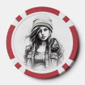 Kartenspiele Pokerchips (Rückseite)