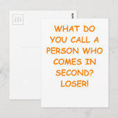 Kartenspiele Postkarte (Vorne/Hinten)