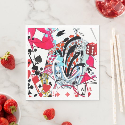 Kartenspiele Serviette (Beispiel)