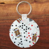 Kartenspiele spielen schlüsselanhänger (Vorderseite)