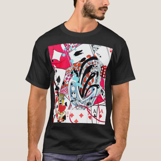 Kartenspiele T-Shirt (Vorderseite)