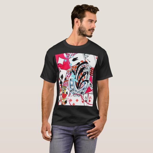 Kartenspiele T-Shirt (Vorne ganz)