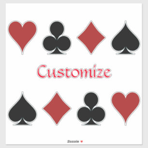 Kartenspielen Anzug Thunder_Cove Aufkleber