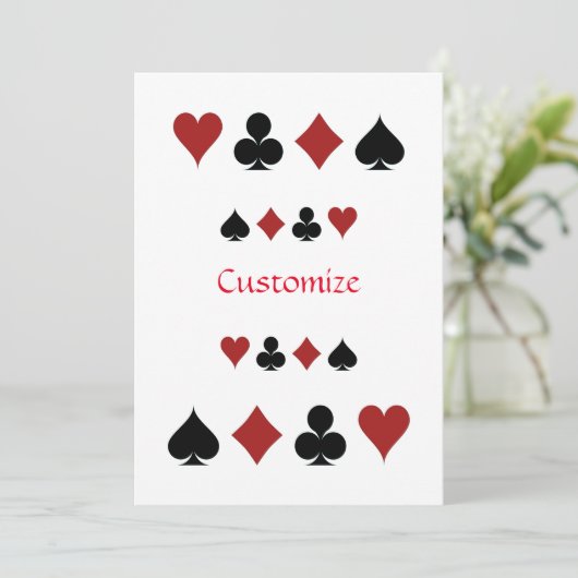 Kartenspielen Anzug Thunder_Cove Einladung (Stehend Vorderseite)