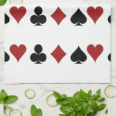 Kartenspielen Anzug Thunder_Cove Geschirrtuch (Gefaltet)