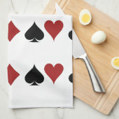 Kartenspielen Anzug Thunder_Cove Geschirrtuch (Viertel Falte)