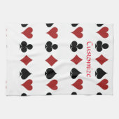 Kartenspielen Anzug Thunder_Cove Geschirrtuch (Horizontal)