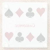 Kartenspielen Anzug Thunder_Cove Glasuntersetzer (Rückseite)