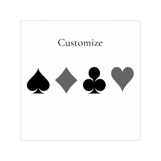 Kartenspielen Anzug Thunder_Cove Permastempel (Design)