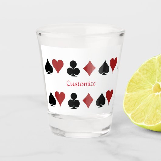 Kartenspielen Anzug Thunder_Cove Schnapsglas (Vorderseite)