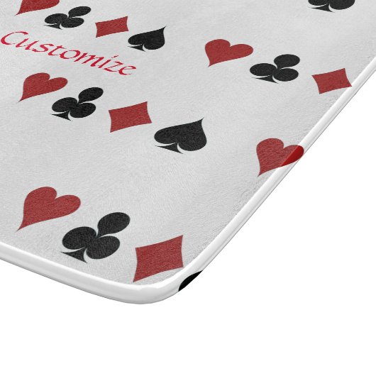 Kartenspielen Anzug Thunder_Cove Schneidebrett (Ecke)