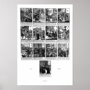 Kartenspielen, auf denen das Amtsenthebungsverfahr Poster