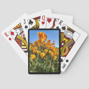 Kartenspielen California Poppies Schwarzer Rahmen Spielkarten