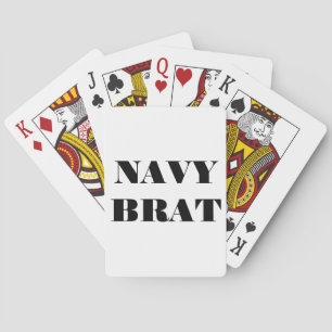 Kartenspielen des Marine Brat Spielkarten