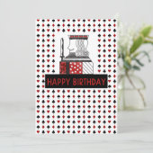 Kartenspielen JACK BIRTHDAY Dankeskarte (Stehend Vorderseite)