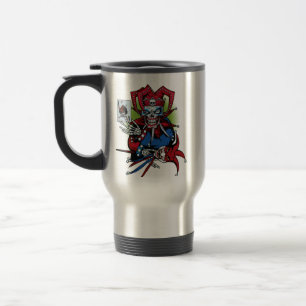 Kartenspielen, Joker T - Shirt Trucker Hat Schlüss Reisebecher