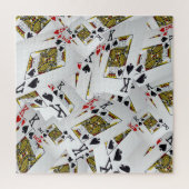 Kartenspielen Kings Layered, Jigsaw Puzzle (Vertikal)