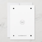 Kartenspielen KÖNNEN BIRTHDAY-Karte Dankeskarte (Rückseite)