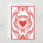 Kartenspielen Las Vegas Hochzeit Speichern Sie das Einladung (Rückseite)