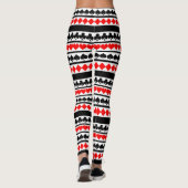 Kartenspielen Leggings (Rückseite)