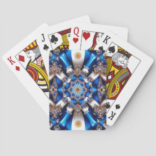 Kartenspielen mit argentinischen Farben Spielkarten
