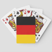 Kartenspielen mit der Flagge Deutschlands Spielkarten (Rückseite)