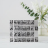 Kartenspielen mit Episoden Postkarte (Stehend Vorderseite)