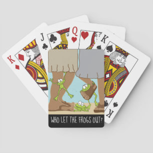 Kartenspielen Passove Funny Wer lasse die Frösche  Spielkarten