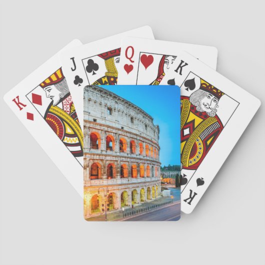 Kartenspielen Rom Italien Spielkarten (Rückseite)