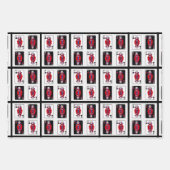 Kartenspielen Skeletton King and Queen of All Anzu Geschenkpapier Set (Vorderseite)