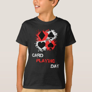 Kartenspielen Tageskarten Poker Casino Ace Game Ge T-Shirt