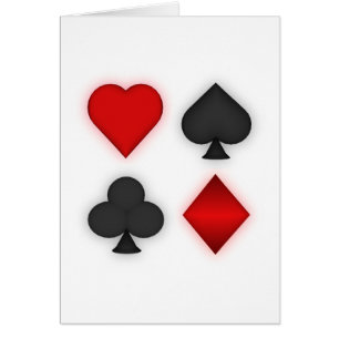 Kartenspielen von Anzügen: