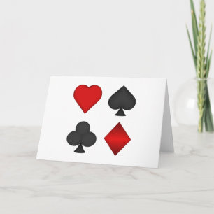 Kartenspielen von Anzügen: Karte