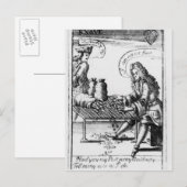 Kartenspielen zum Gedenken Postkarte (Vorne/Hinten)