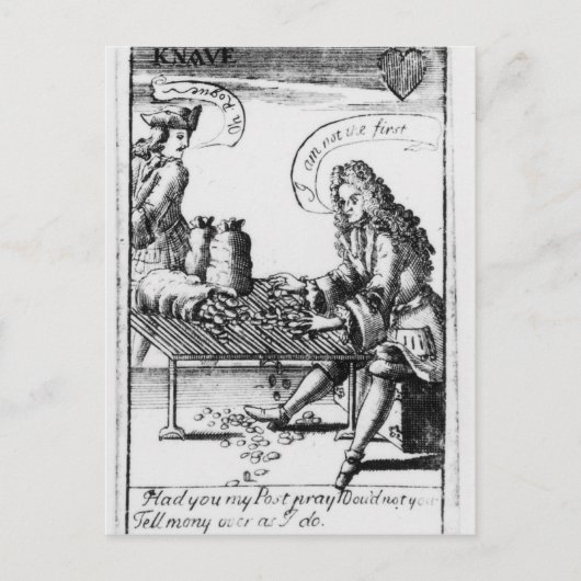 Kartenspielen zum Gedenken Postkarte (Vorderseite)