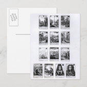 Kartenspielen zum Gedenken Postkarte (Vorne/Hinten)